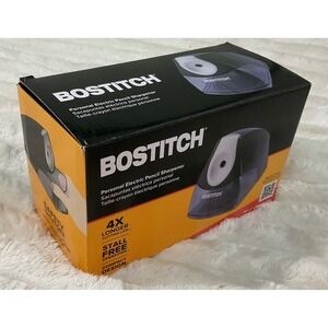 Bostitch Personal Electric Pencil Sharpener Black EPS4-BLACK Compact Stall-Free